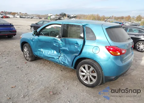 2014 Mitsubishi Outlander Sport Es из США, поврежденный, VIN 4A4AP3AU1EE017184